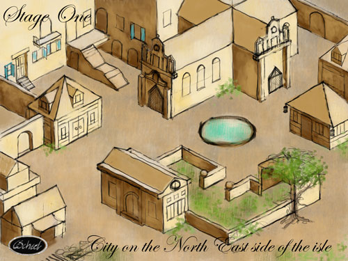 Charlotte Scheel gameart game art koncept kunst concept art isometric isometrisk by city