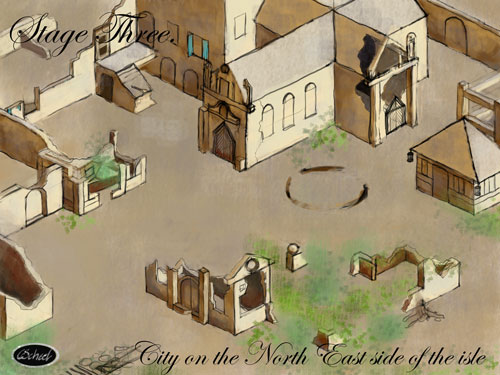 Charlotte Scheel gameart game art koncept kunst concept art isometric isometrisk by city