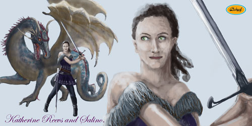 Charlotte Scheel gameart game art koncept kunst concept art karakter design drage dragon caracther design female kvinde 