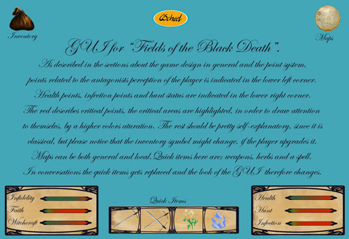 Charlotte Scheel gameart game art koncept kunst concept art gui userinterface game interface