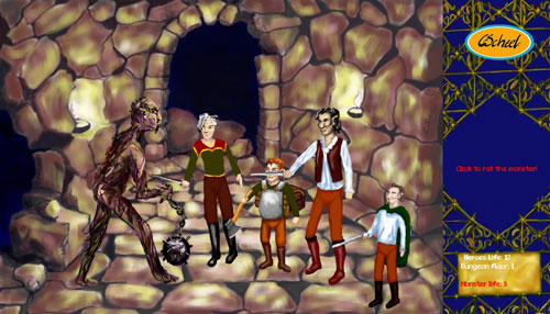 charlotte scheel 2d game art hule cave dungeon