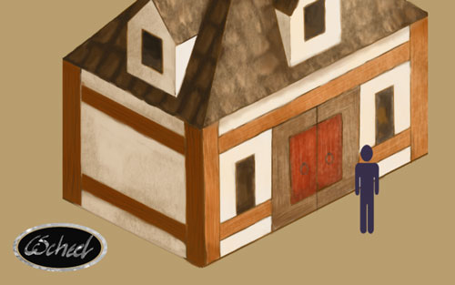 Charlotte Scheel gameart game art koncept kunst concept art isometric isometrisk test by city