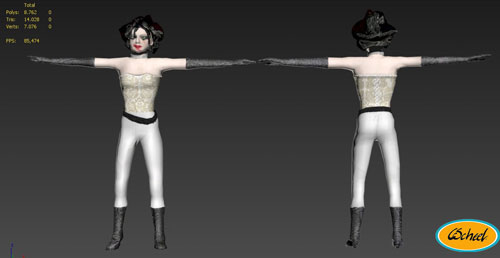 puzzle platformer 3d spil 3d low poly model Charlotte Scheel og Vibeke Lassen