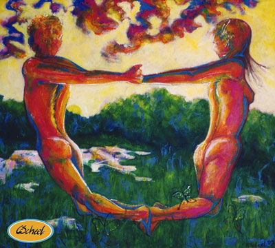sommernætter summernights dance couppels par dans maleri painting