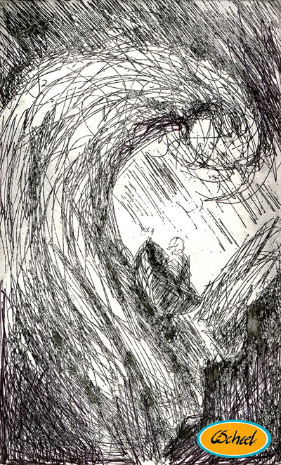 surviving overlevelse storm boat båd ocean hav grafik graffic