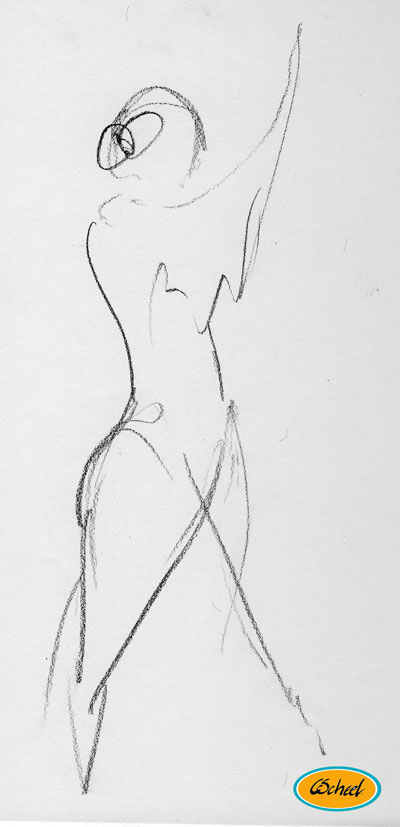 woman_dancing_kvinde_der_danser_tegning_drawing_Charlotte_Scheel